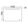 Зеркало Burgbad Fiumo 100 SIIX100 - превью 1