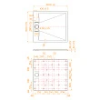 Поддон для душа RGW TUS-W 90х100 - превью 1