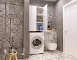 Шкаф 1MarKa Lock 67Н 2д. White Ц0000012066 - превью 2