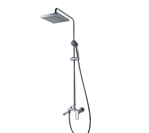 Душевая стойка Bravat Opal F6125183CP-A4-RUS со смесителем для ванны