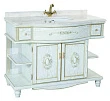 Мебель для ванной Bellezza Аврора 115 белая патина золото - превью 2