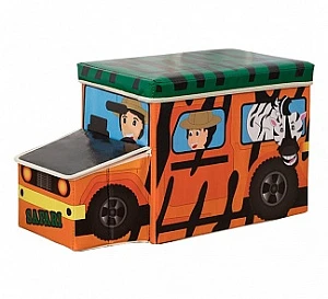Коробка для игрушек Blonder Home Safari CAR/66, оранжевая