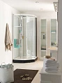 Душевая кабина IDO Showerama 8-5 90x90 стекло тонир.,  проф. серебристый - превью 1