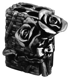 Стакан Art&Max Rose AM-0091B-T для зубных щеток