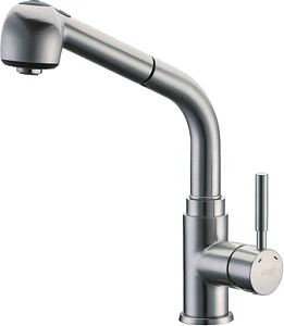 Смеситель для кухонной мойки WasserKRAFT Wern 4266 матовый хром