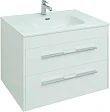 Тумба для комплекта Aquanet Августа 80 (Flat) белая, 2 ящика - превью 2
