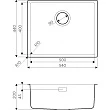Мойка кухонная Omoikiri Tadzava 54-U/I Ultra-IN 54х44 нержавеющая сталь - превью 2