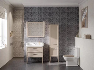 Мебель для ванной Kerama Marazzi Pompei 80 камео бежевый глянцевый