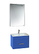 Мебель для ванной Misty Онтарио 50 с 1-м ящиком, подвесная, конус, синяя