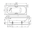 Стальная ванна Bette Form 2947-000 170х75 без ножек - превью 1