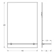 Зеркало Evoform Attractive BY 0502 с фацетом и полочкой 40x60 см - превью 1