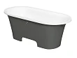Ванна из искусственного камня Creto Aurora 170x80 серая - превью 2
