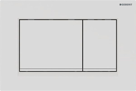 Кнопка смыва Geberit Sigma 30 115.883.01.1 белая, матовый лак