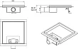Душевой трап Zorg Sanitary ZR TS-3 200х200 - превью 1