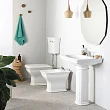 Биде напольное ArtCeram Civitas CIB002 01 00 bi*1 белый - превью 1