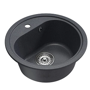 Мойка кухонная Mixline ML-GM10 551816 44х44 см, антрацит
