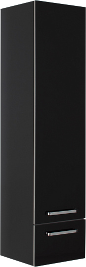 Шкаф-пенал Aquanet Сиена 40 R подвесной, черный