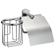 Держатель для туалетной бумаги и освежителя Savol S-R09951, хром - превью 2