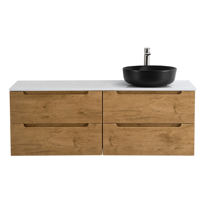 Тумба со столешницей BelBagno Etna 120 R подвесная, 4 ящика, Rovere Nature