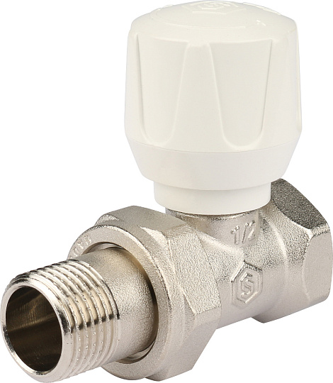 Вентиль Stout SVR 2122 1/2&quot;, ручной терморегулирующий, прямой