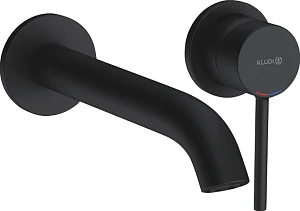 Смеситель Kludi Bozz 382453976 для раковины, черный матовый