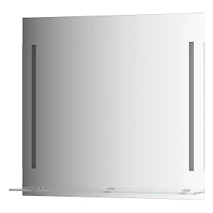 Зеркало EVOFORM LEDLINE-S BY 2164 с полочкой и светильником 80x75 см