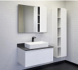 Мебель для ванной Comforty Милан 90 столешница графит, белая (раковина Comforty 78189)