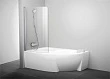 Шторка на ванну Ravak Rosa CVSK1 160/170 L Transparent, профиль блестящий - превью 1