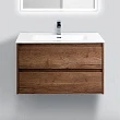 Мебель для ванной BelBagno Kraft 39 80 rovere tabacco - превью 1