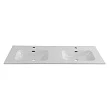 Мебельная раковина BelBagno BB1400-2-ETL с двумя чашами, белый - превью 1