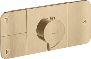 Термостат Axor One 45713140 для душа, шлифованная бронза