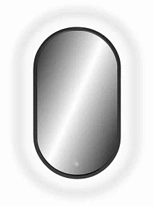 Зеркало Taliente Zled 45х80 с LED-подсветкой, черный