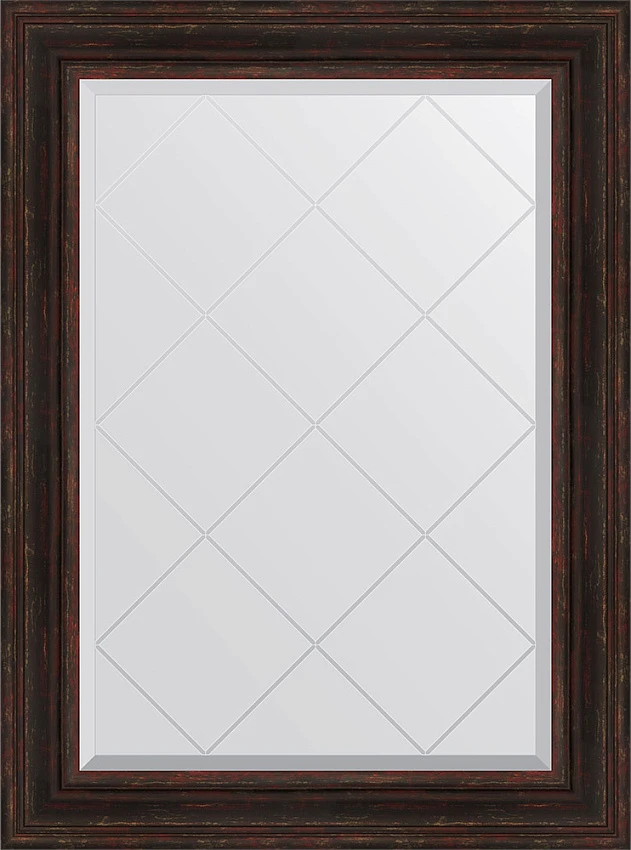 Зеркало Evoform Exclusive-G BY 4205 95x169 см темный прованс