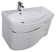 Тумба с раковиной Aquanet Сопрано 2-95  белая L