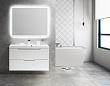 Мебель для ванной BelBagno Vittoria 100 подвесная, 2 ящика, Bianco Opaco (раковина BB1000/450-LV-MR-AST)