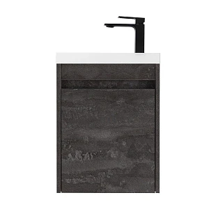 Тумба с раковиной Art&Max Family-M 40 подвесная, 1 дверца, Iron Stone