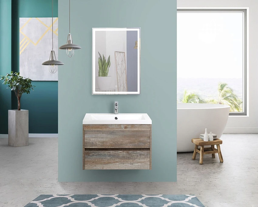 Мебель для ванной Art&Max Family-580-2C-SO-PE Pino Esotica, подвесная