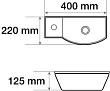 Рукомойник Melana MLN-7947AR-805 - превью 1