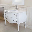Мебель для ванной La Beaute Classic Holly белый глянец, фурнитура хром - превью 1