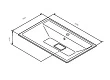 Мебельная раковина Am.Pm Inspire V2.0 M50AWPX0801WG 80,8х49,2 см - превью 1