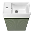 Мебель для ванной Wellsee WC Area 40 подвесная, зеленый матовый - превью 1
