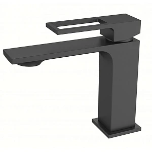 Смеситель BelBagno Luce LUC-LVM-NERO для раковины, черный