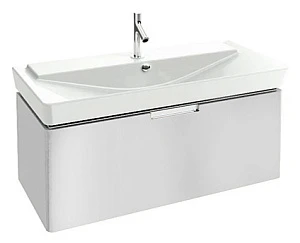 Тумба с раковиной Jacob Delafon Reve 120 белая, 1 ящик