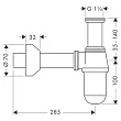 Сифон для раковины Hansgrohe 52010000 - превью 1
