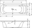 Акриловая ванна Riho Lima 170 L (Без опор) - превью 2