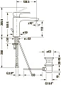 Смеситель Duravit B.1 B11020001010 для раковины, хром - превью 1
