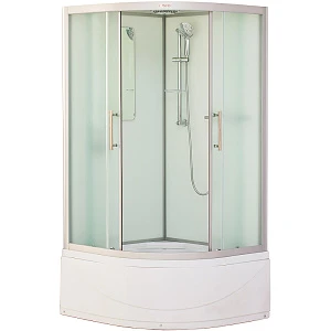 Душевая кабина Esbano Elegancia ESKB100CRB 100x100x210 см, с крышей и высоким поддоном