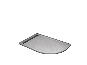 Поддон для душа WeltWasser WW TRR 10080 STONE-WT L 100х80 белый с сифоном