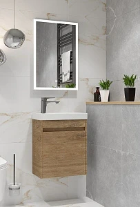 Мебель для ванной Art&Max Family-M 50 подвесная, 1 дверца, Harbor Golden