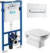 Комплект инсталляция Roca DUPLO WC 89009000K + унитаз Roca Dama Senso 346517000